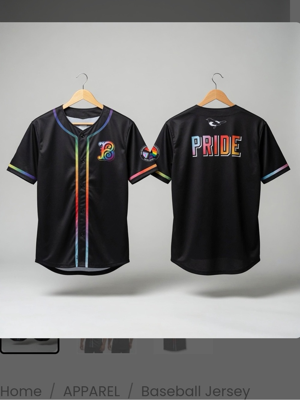 *New* Baltimore Orioles 2026 Pride Night Jersey